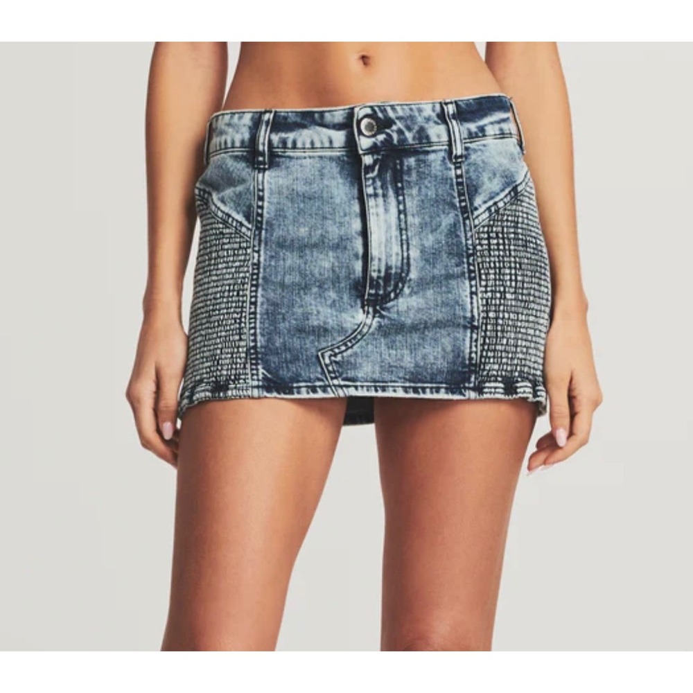 NWT Retrofête Ryder Denim Skirt‎ Sz M Medium